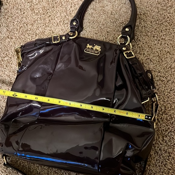 Coach purple purse with dust bag - Picture 11 of 12